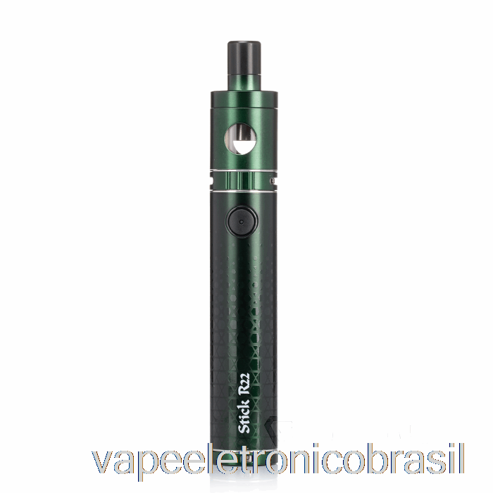 Vape Recarregável Smok Stick R22 40w Starter Kit Verde Fosco